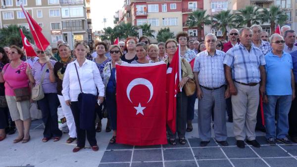 Çanakkale'de teröre tepki ve birlik yürüyüşü