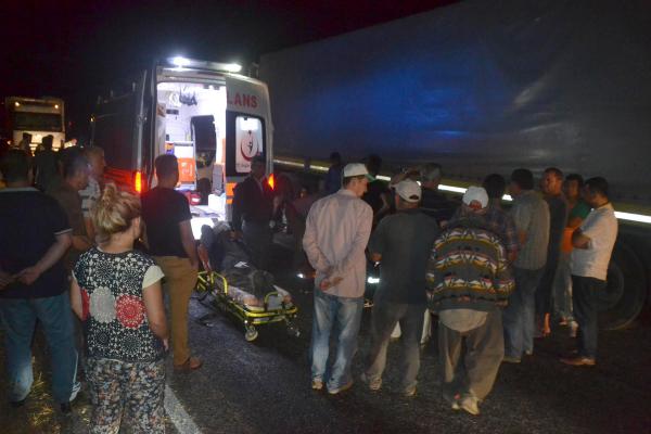 İlk müdahaleyi hakem İlker Meral yaptı, kazazede kurtarılamadı