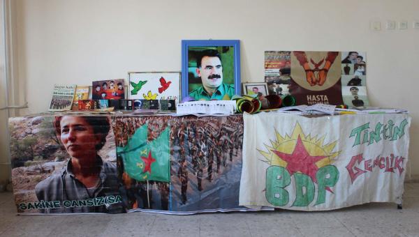 HDP Salihli İlçe Başkanlığı'nda polis araması (2)