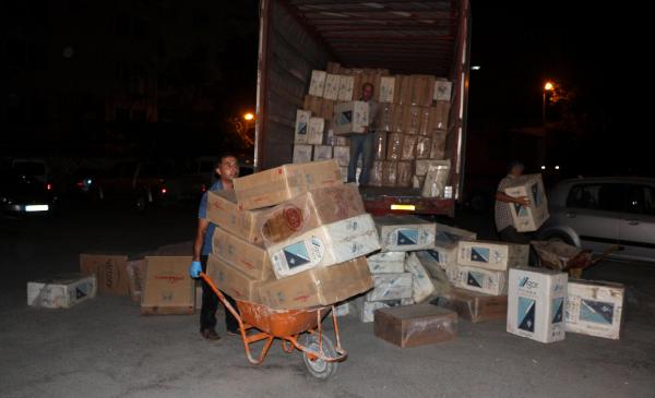 TIR'da 500 bin kaçak sigara ele geçti