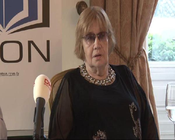 Ünlü Rus kadın yazar Larisa Vesilyeva, yeni kitabı ''Kremlin Kadınları'' için İstanbul'da...