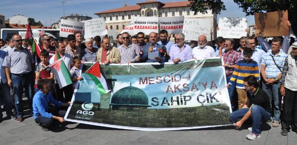 Sivas'ta 'Mescid-i Aksa' protestosu