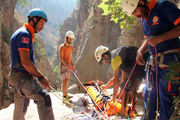Kelebekler Vadisi'nde kurtarma tatbikatı
