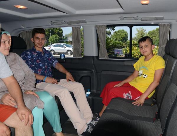 Lösemi hastası Yusuf'un hayali gerçekleşti