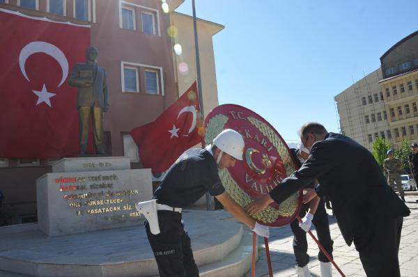 Hakkari'de gaziler günü kutlaması