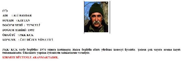 Terörle mücadelede “5 renk, 5 ödül” sistemi