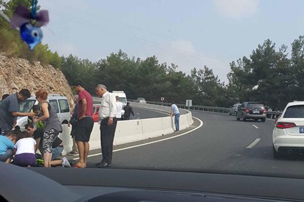 Konvoydaki 2 motosiklet virajda çarpıştı: 1 ölü, 1 yaralı