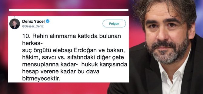 Herkes hesap verene kadar bu dava bitmeyecek