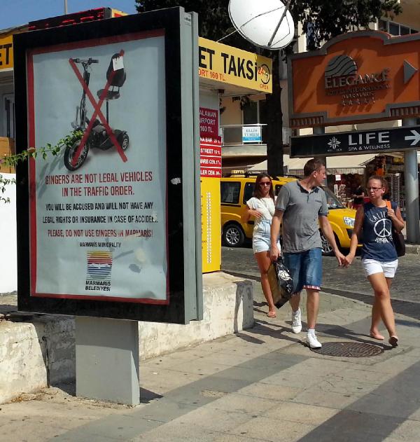 Belediyeden ilanlı 'ginger' uyarısı