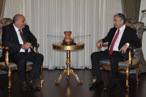 KKTC Cumhurbaşkanı Akıncı, Başbakan Yardımcısı Türkeş’i kabul etti