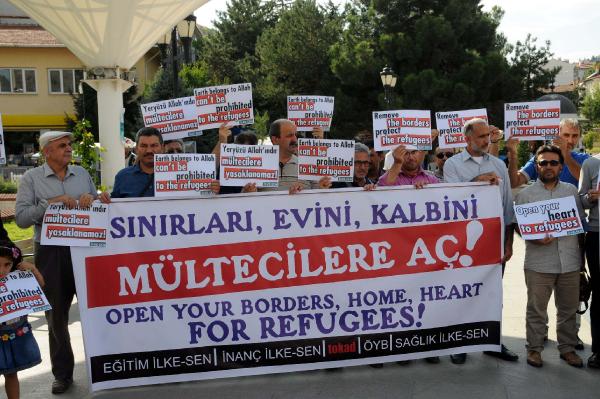 Tokat'ta 'mültecilere destek' çağrısı