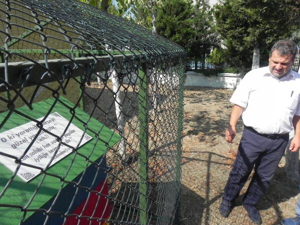 Hayvan sevgisi için 11 okula ayetli, hadisli kedi evi ve kuş barınağı
