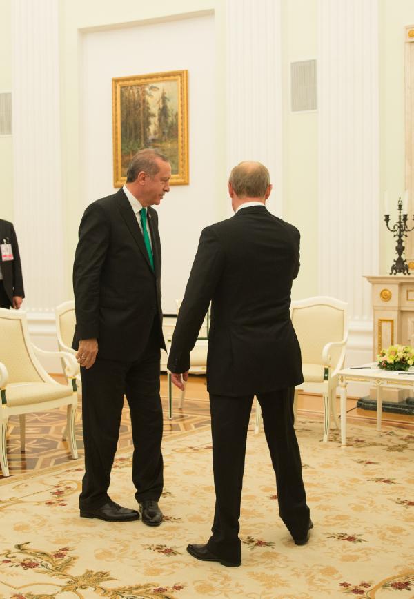 Erdoğan, Putin ile görüştü (2)