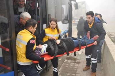 İnegöl’de sis kazaları: 6 yaralı