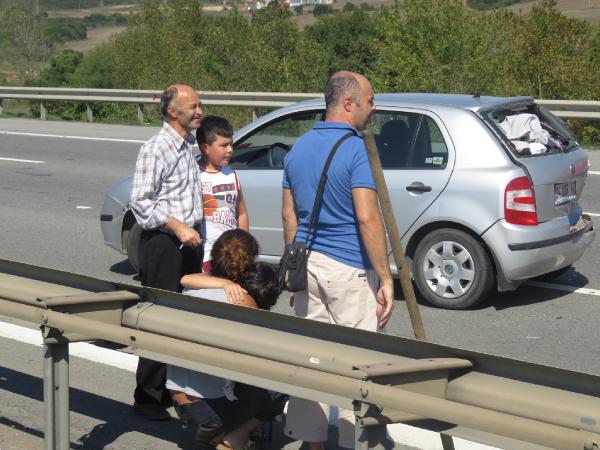TEM'de zincirleme trafik kazası: 8 yaralı