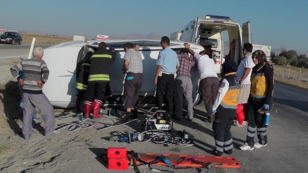 Bayram ziyareti yolunda kaza: 4 yaralı