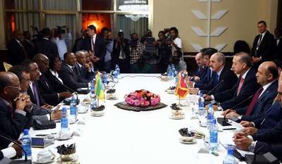 Cumhurbaşkanı Erdoğan, Addis Ababa Milli Sarayı’nda