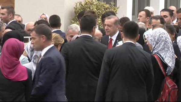 Cumhurbaşkanı Erdoğan'a tatlı ve şerbet ikramı