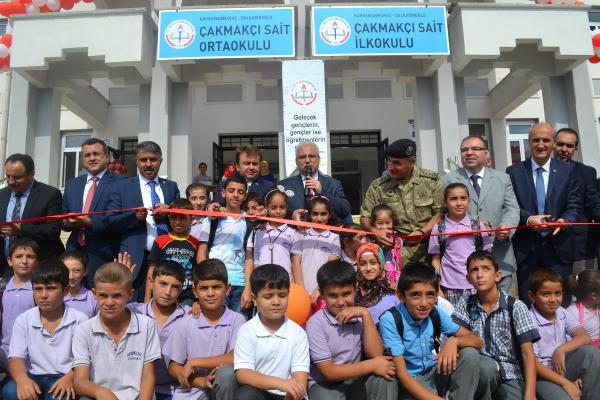 Kahramanmaraş'ta 28 derslikli okul, törenle açıldı