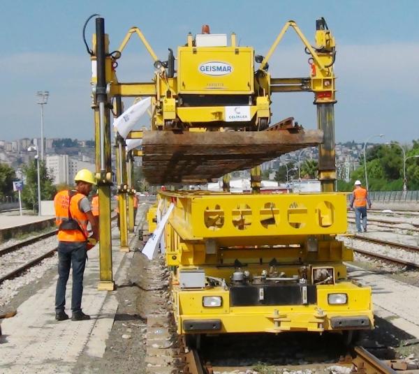 Samsun- Kalın Demiryolu hattının modernizasyonu başladı