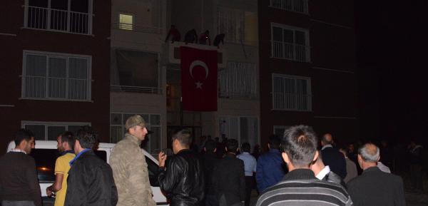 Erzurum'daki şehit ailesine acı haber verildi