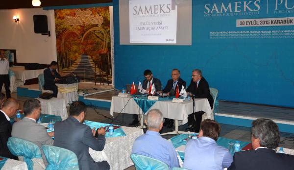 Eylül ayı SAMEKS verileri Karabük'te açıklandı