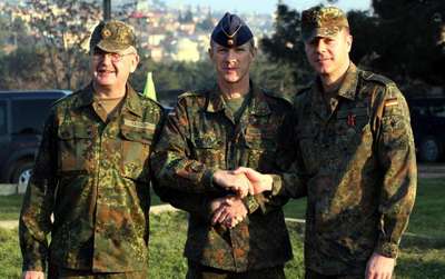 Kahramanmaraş'taki Alman Patriot Birliği'nde görev değişimi