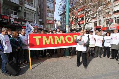 Balıkesir'de TMMOB üyelerinden tepki eylemi