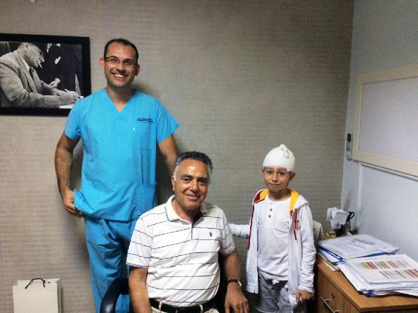 Minik Can kafatasındaki vida ve plakalardan kurtuldu