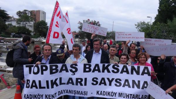 Kadıköy Kent Dayanışması " Kurbağalıdere'de  balık falan görmedik"