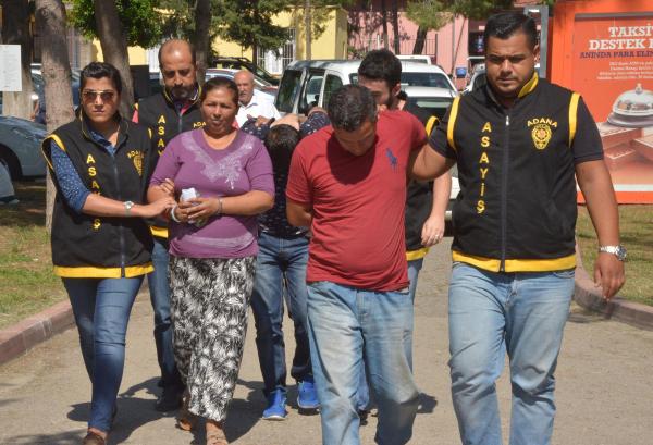 Ailecek hırsızlık şüphelisi oldular