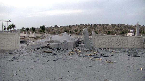 Mardin'de PKK mezarlığındaki yapılar imha edildi, 1 uçaksavar elegeçirildi