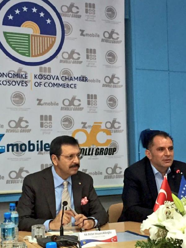 Hisarcıklıoğlu Kosova Ticaret Odası 16 Ekim’de Eurochambers üyesi olacak