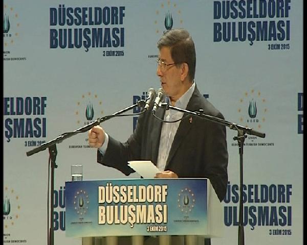 Davutoğlu “Bir daha kimse bize karşı blok oluşturmaya kalkmasın"