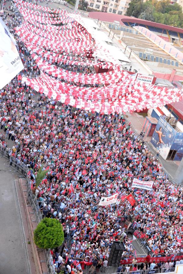 Kılıçdaroğlu, 1 Kasım seçim kampanyasını Mersin'den başlattı (3)