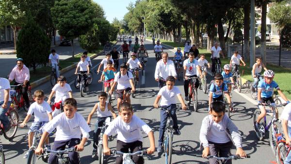 Adıyaman’da obeziteye karşı pedal çevirdiler