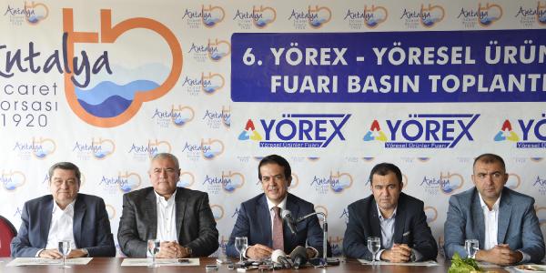 Türkiye'nin yöresel ürünleri Antalya'da buluşuyor