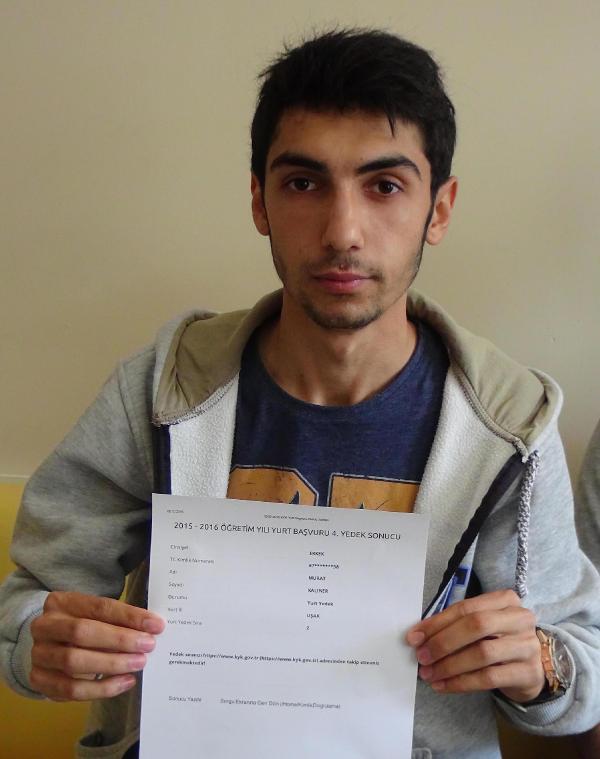 Tokat'tan Uşak'a ünivesiteye geldi, yurtta yer bulamadı