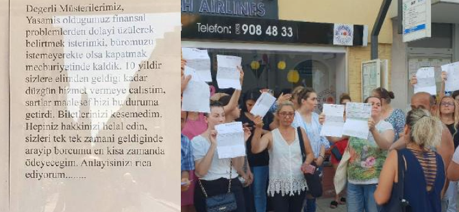 ‘Hakkınızı helal edin’ yazıp bilet paralarıyla kaçtı
