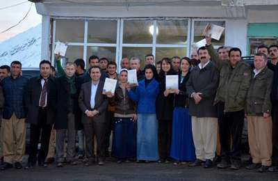 Çukurca'daki 'Kürtçe eğitim evine' belediyeden destek