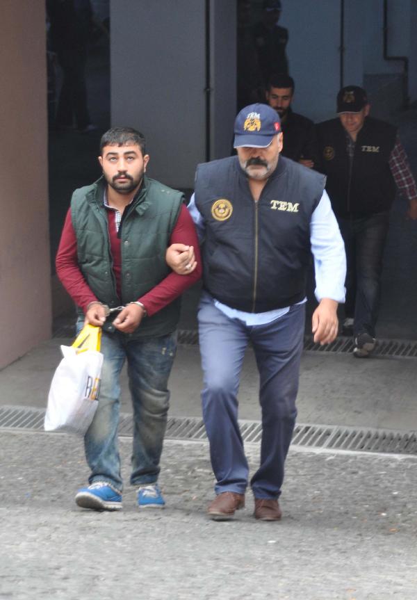 Terör operasyonunda yakalananlar adliyeye sevk edildi