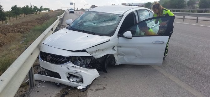 Gurbetçi sürücü ağır yaralandı