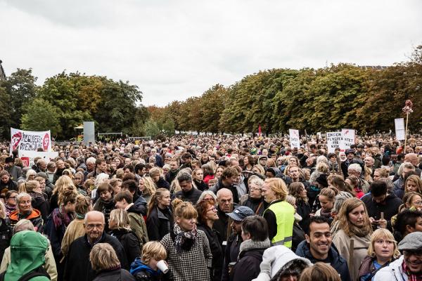 Danimarka’da mültecilerle ilgili protesto yürüyüşü gerçekleştirildi