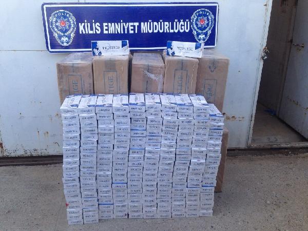 Kilis’te kaçak sigaraya 2 gözaltı