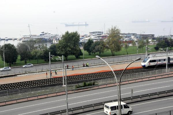 Otomotiv sektörü ve sanayiciyi rahatlatacak demiryolu hattının döşenmesine başlandı