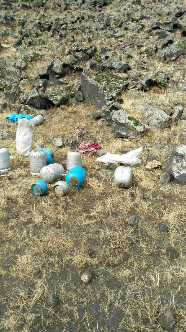 Ağrı Dağı'ndaki bombalar imha edildi