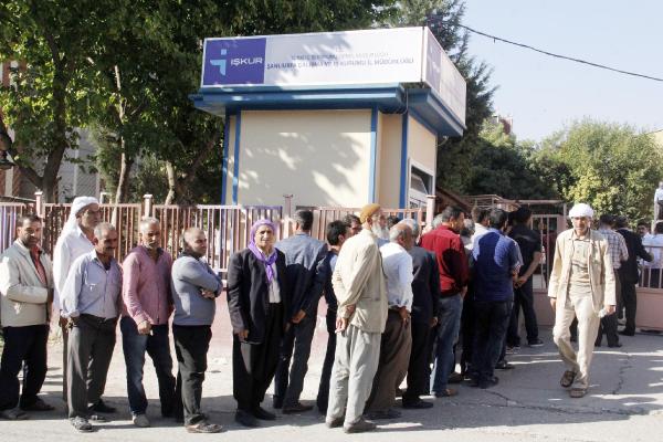 Şanlıurfa’da 9 aylık işe yoğun başvuru