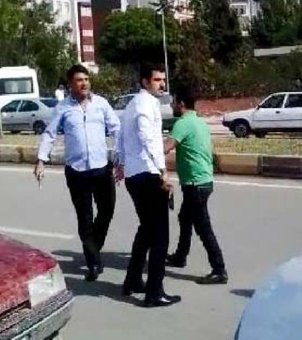 Adliye çıkışında silahlı kavga