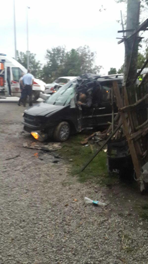 Samsun'da kaza : 1 ölü, 3 yaralı