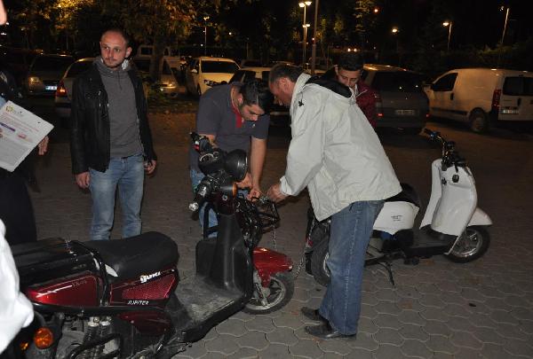 Çalınan şarjlı bisikletini AVM otoparkında buldu